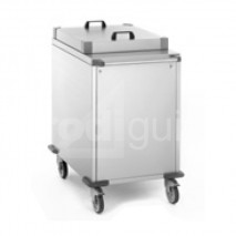 Chariot inox -niveau constant habillage couvercle inox