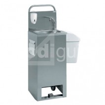 Lave-mains inox mobile