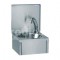 lave-mains inox compact cuve et dosseret