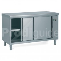 Meuble inox chauffant