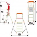 Plateforme de travail en aluminium