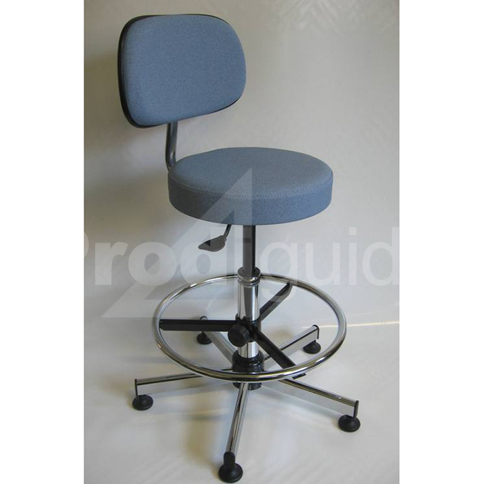 Tabouret labo avec dossier - Drexco Médical